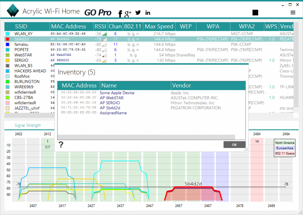 acrylic wifi analyzer free download acrylic wifi analyzer free download