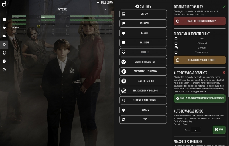 You can either completely turn off Torrent integration or tune it to your preference