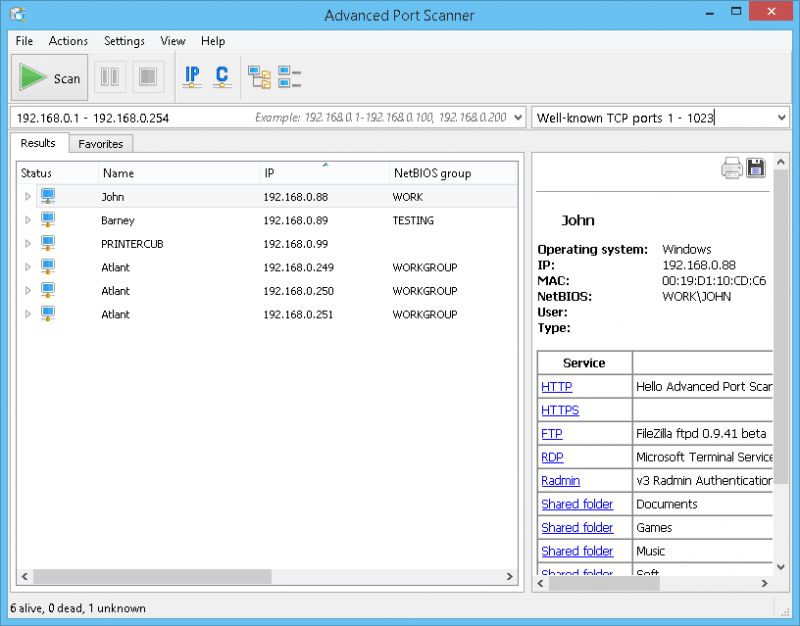 Network Scanning