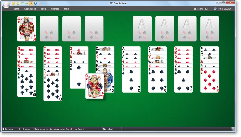 FreeCell solitaire