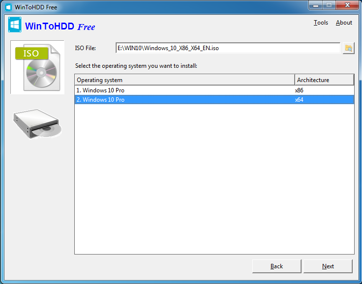 WinToHDD 5.0 | Miscellaneous Software | FileEagle.com