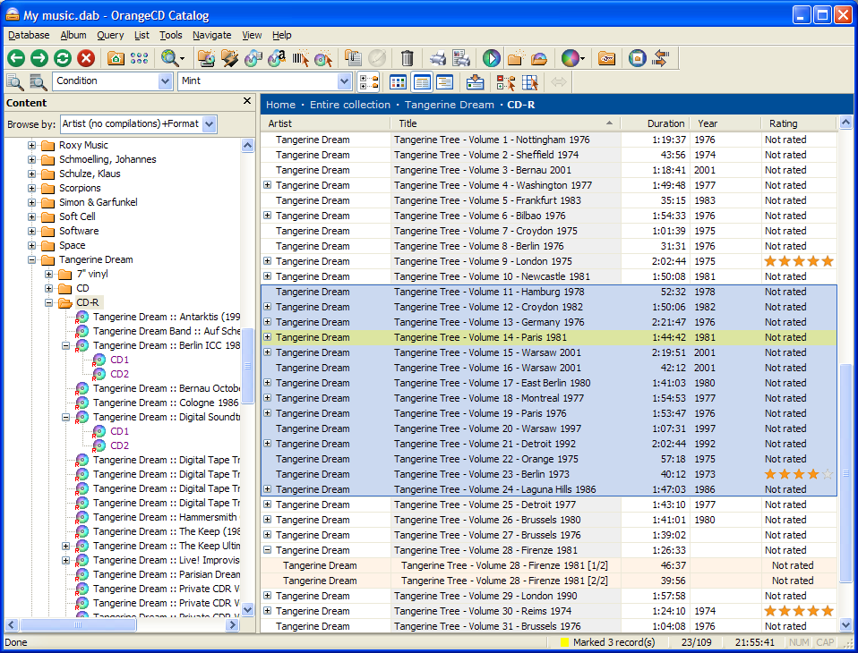 OrangeCD Catalog 6 5 7 Music Management Software OrangeCD Catalog 6 5 7 Music Management Software