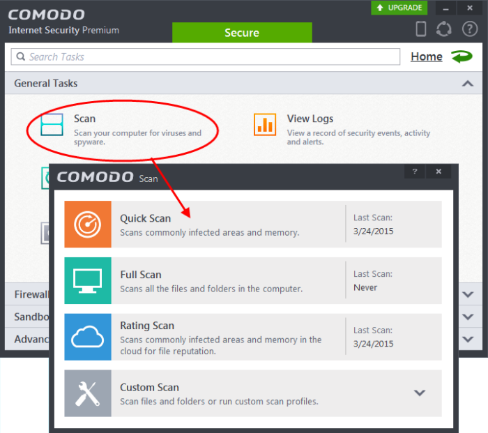 comodo internet security software