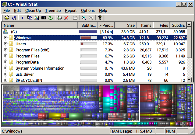 jdiskreport vs windirstat