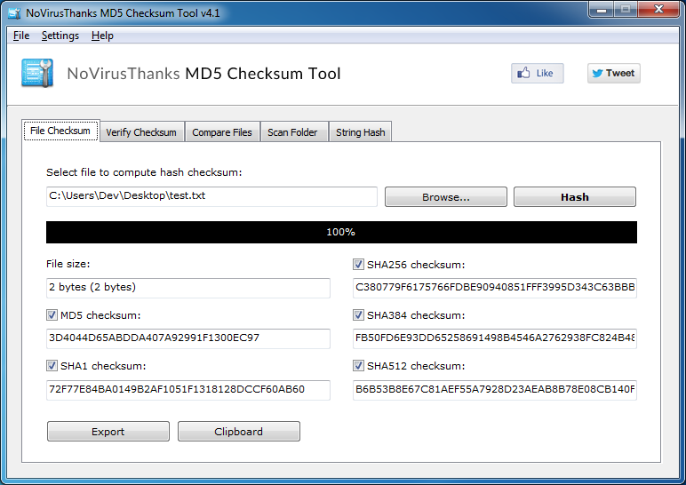 file checksum integrity verifier