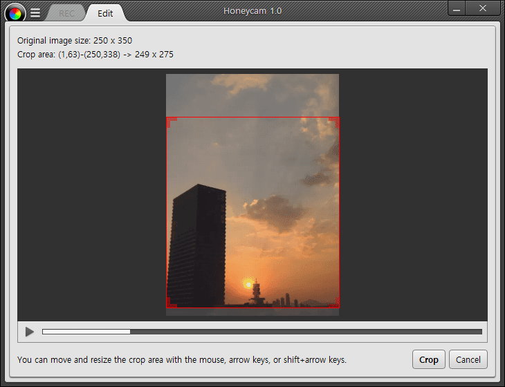 Can you crop bandicam watermark lketix