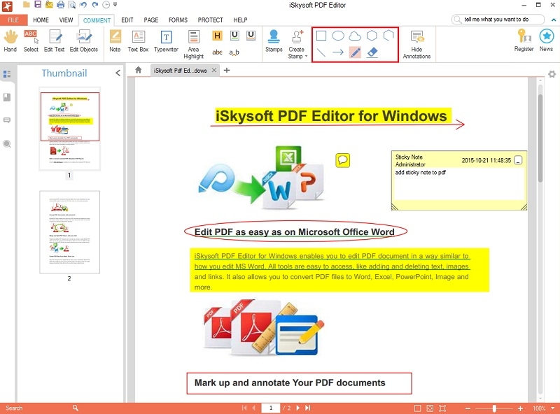iSkysoft PDF Editor 5.0 | PDF Software | FileEagle.com