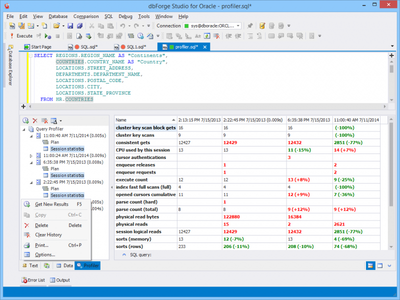 Query Profiler