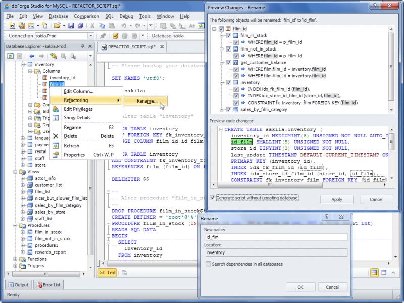 Database Refactoring