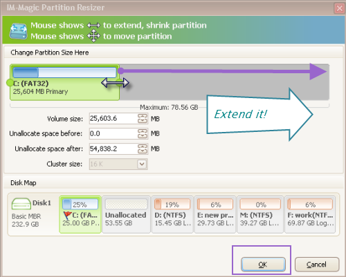 im magic partition resizer im magic partition resizer