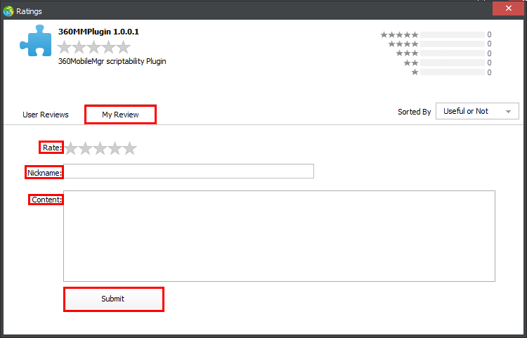 If you want to add or review some comments on any plug-ins, please click “Details”. And you will find the following interface.
