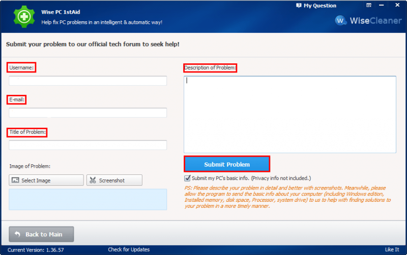 Submit Problem