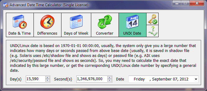 'UNIX Date' Module