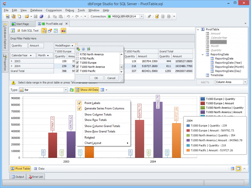 datagrip query builder