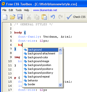 Free CSS Toolbox 1.2 | Web Development Software | FileEagle.com