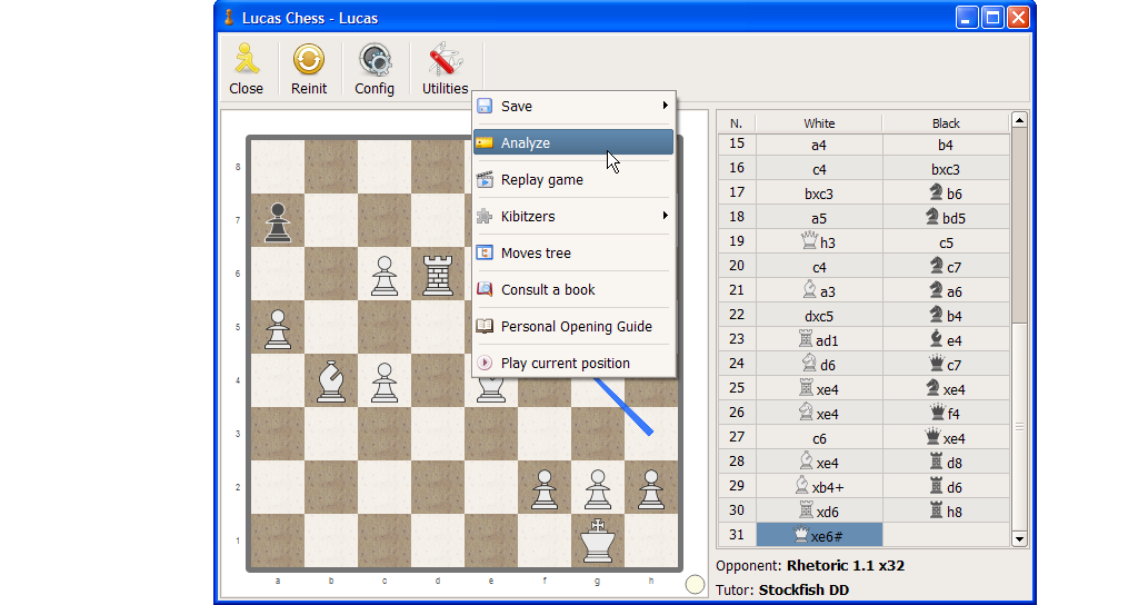 Analyze a position with Lucas Chess - Chess Forums 