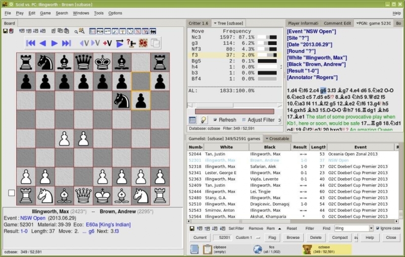 I set up a 13 engine chess tournament on Scid Vs PC - Chess Forums