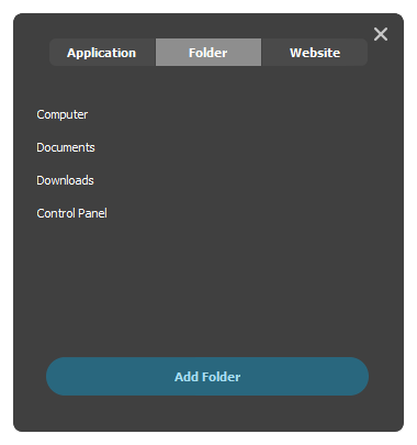 Add Folder