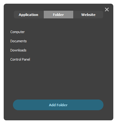Add Folder