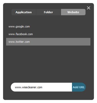 Add Website