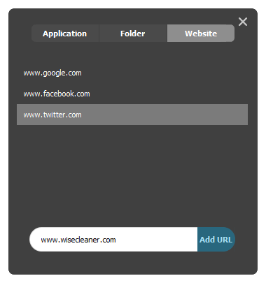 Add Website