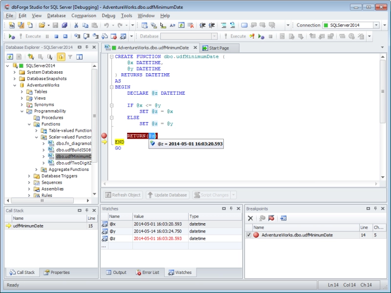 T-SQL Debugger