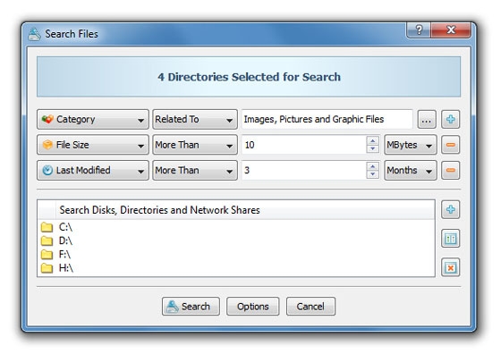 Rule-Based File Search