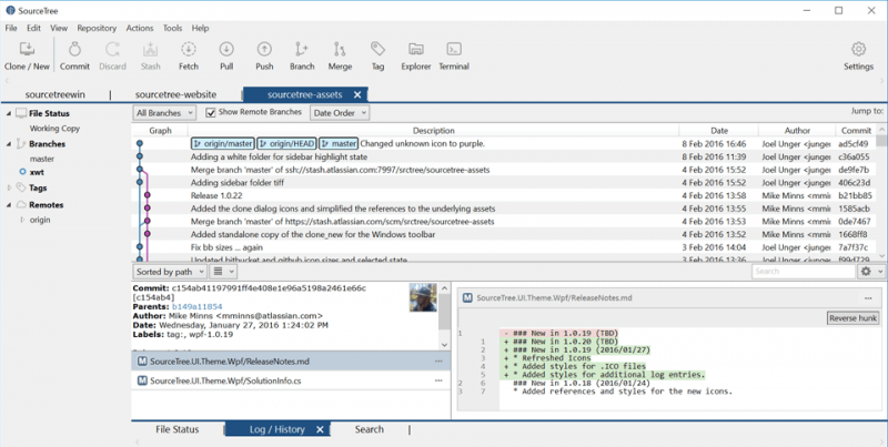 Atlassian SourceTree 2.6.10 | FileEagle.com dia diagram editor review 