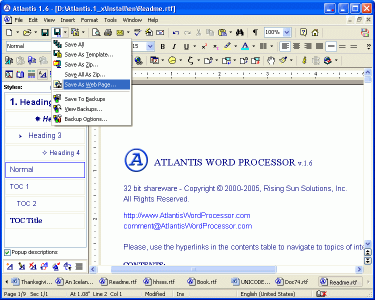 atlantis word processor force justify atlantis word processor force justify