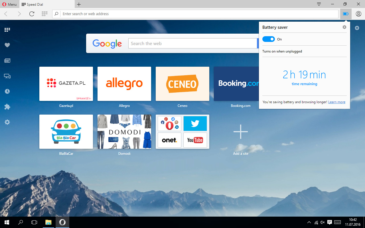 Opera Browser 40 | Web Browsers | FileEagle.com