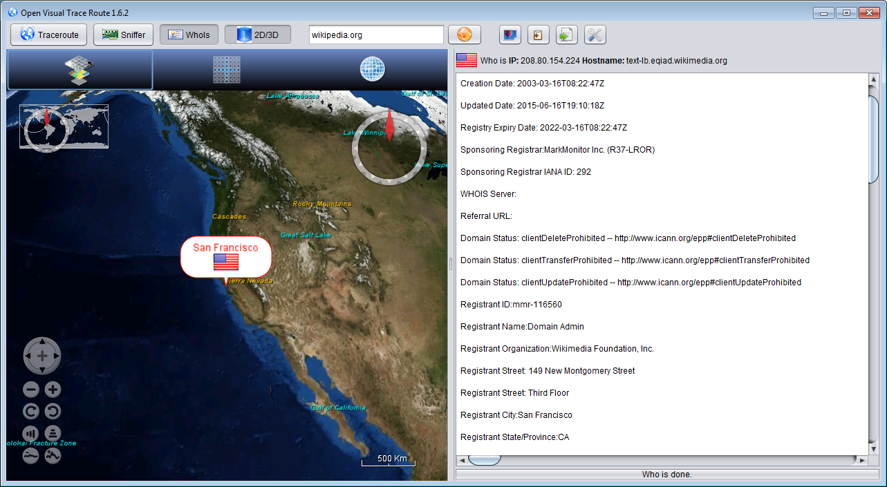 netmap trace route netmap trace route