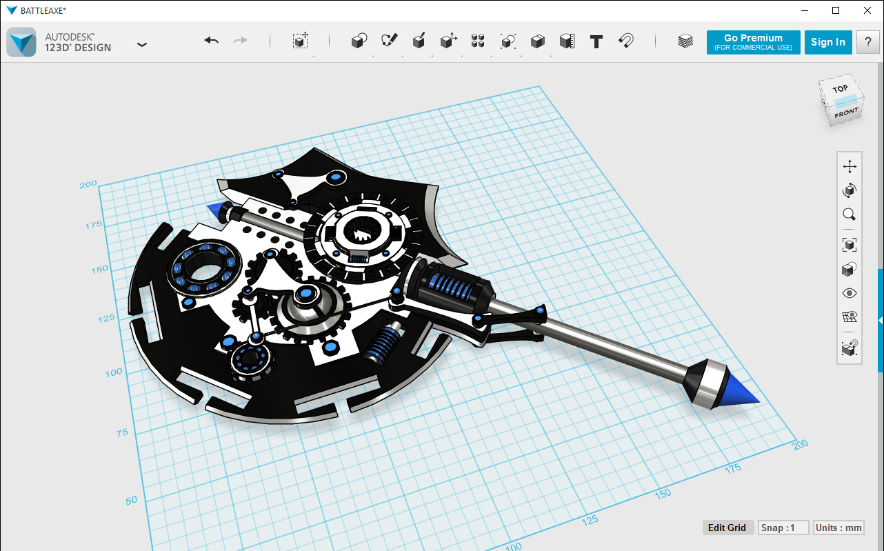 Autodesk 123D Design  2 2 14 3D  Modeling Software 