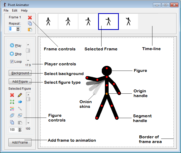 pivot stick figure animator figures