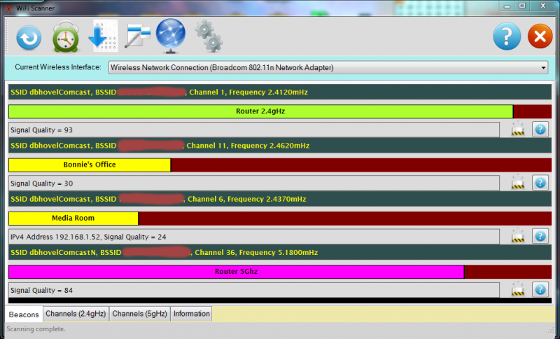 Main Window After Scanning