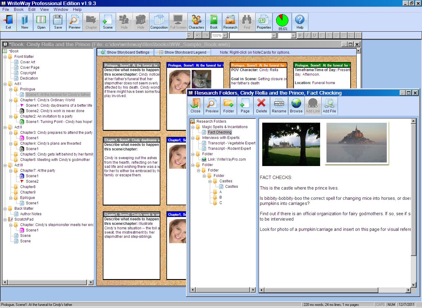 WriteWay 1.9.4 Screenwriting Software