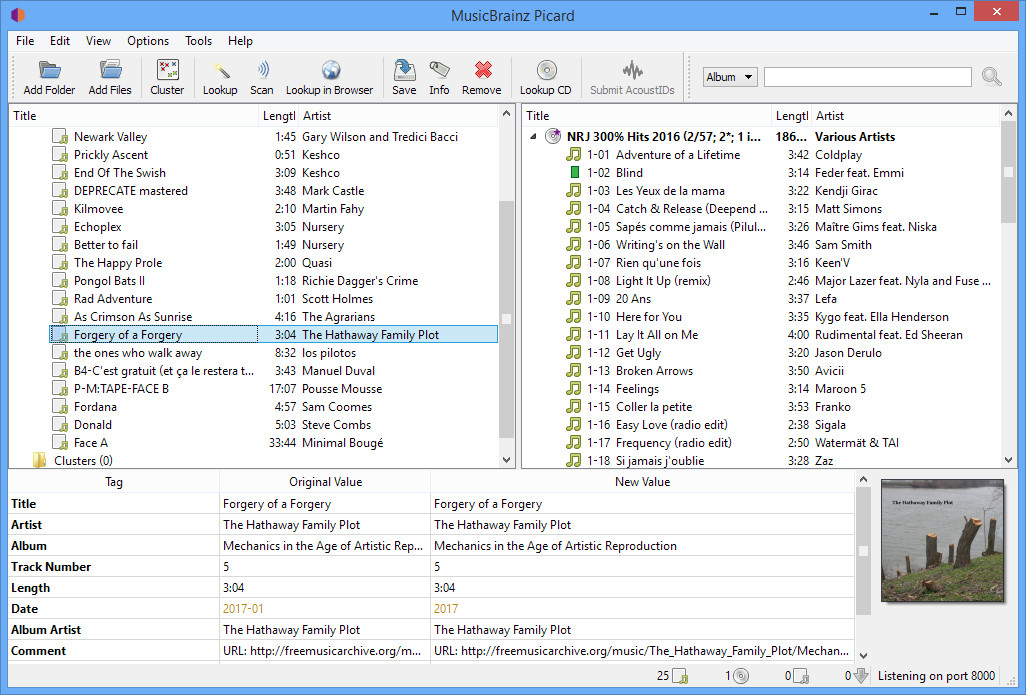 File:MusicBrainz Picard 2.5.5 screenshot.png - Wikimedia Commons