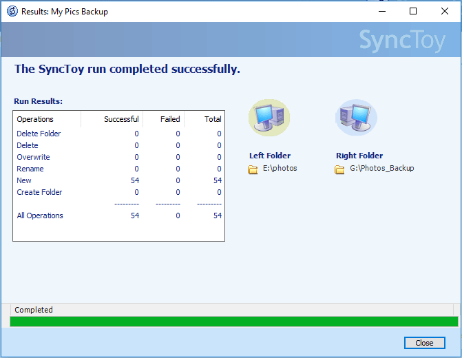 synctoy software