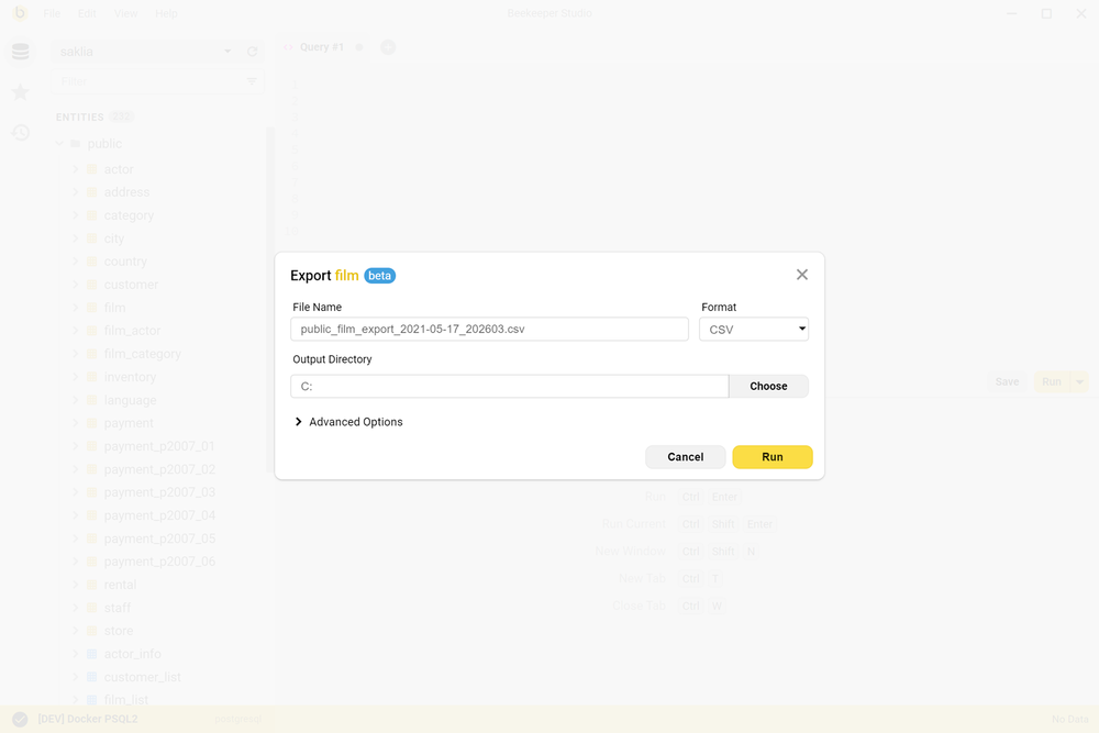 FEAT: import and/or insert data to a single table from: CSV, JSON,  JSON-line, Excel [commercial version] · Issue #560 · beekeeper-studio/ beekeeper-studio · GitHub