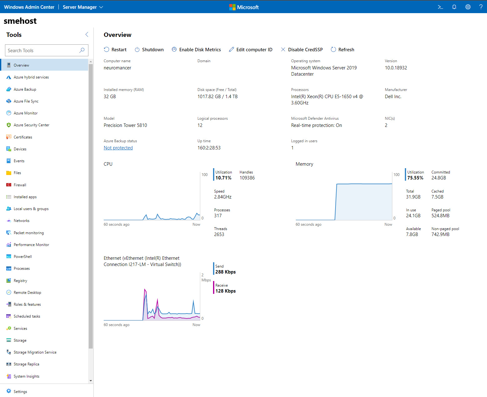 Windows Admin Center | Perangkat Lunak Lain-lain