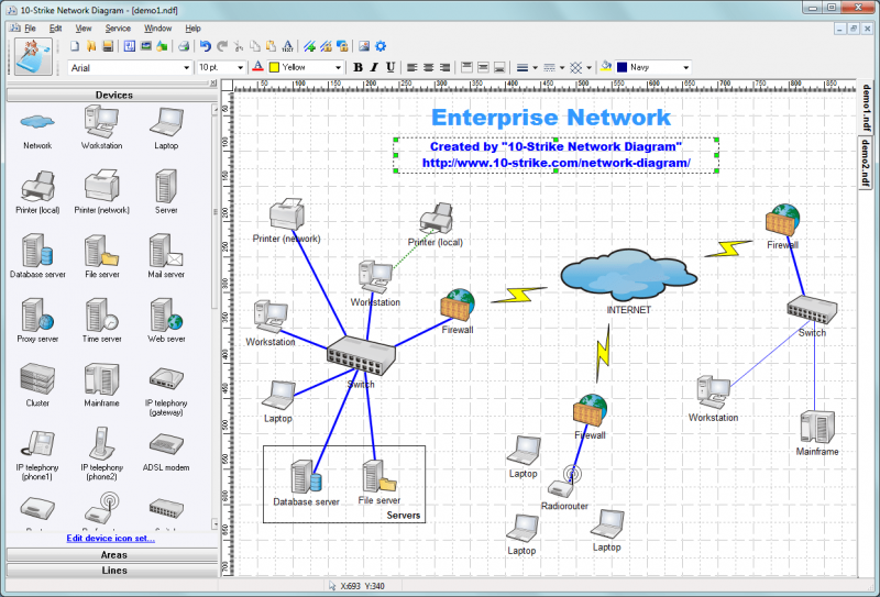 Enterprise network diagram