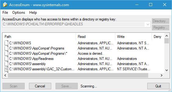 Acessenum AccessEnum 1.35 | System Monitoring Software
