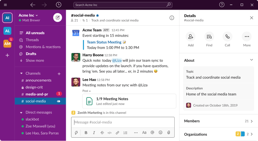 Slack 4.33.73 Collaboration Software
