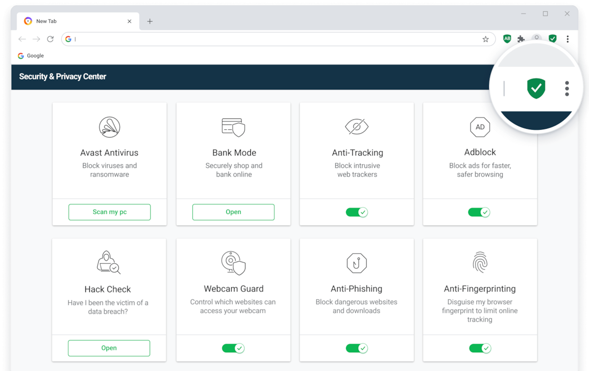 Avast secure browser web browsers