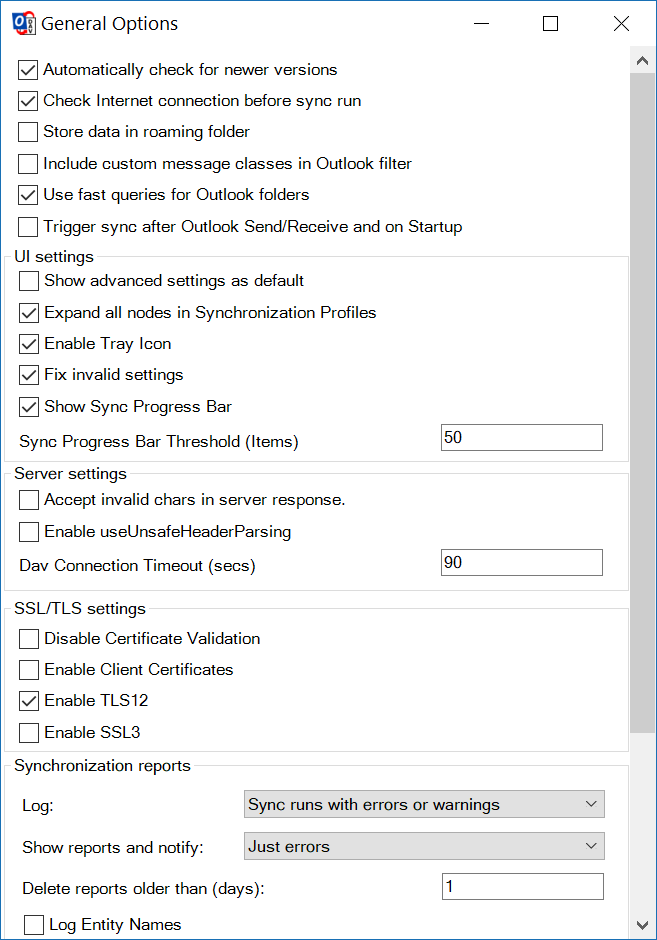 General Settings