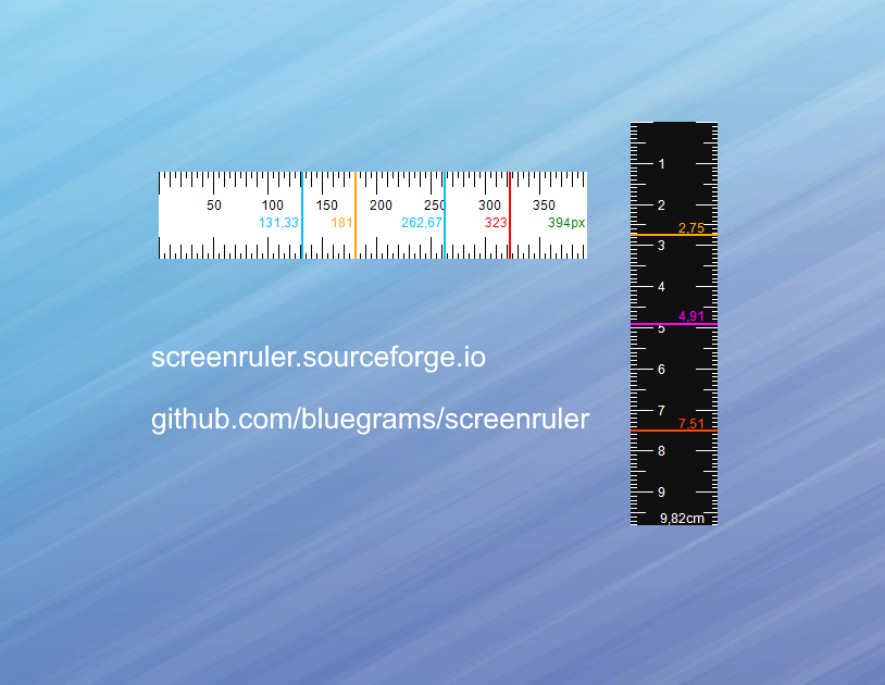 Ruler scaled best sale to screen