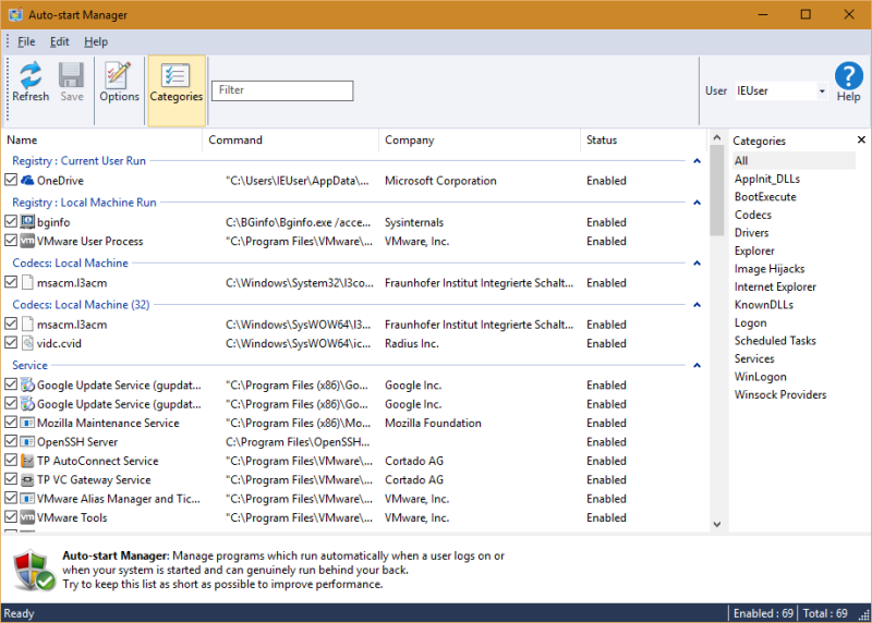 Auto-start Manager