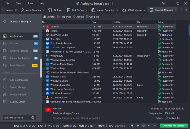 Completely Uninstall Unneeded Apps and Programs