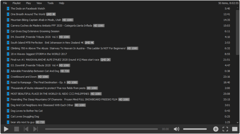 List view
