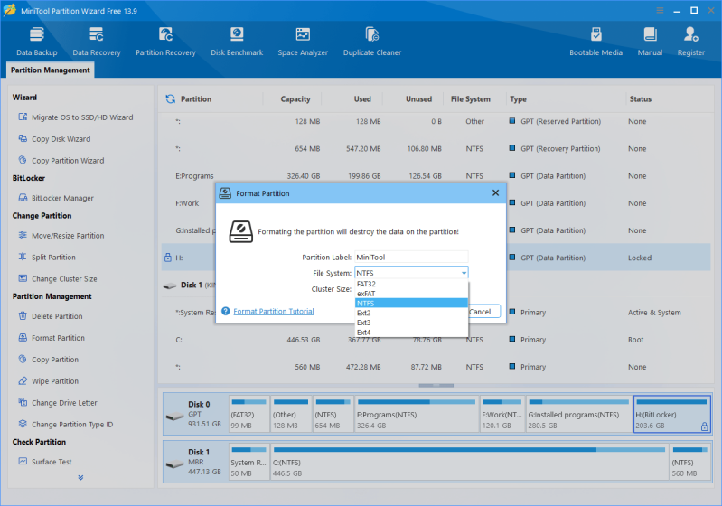 Format Partition
